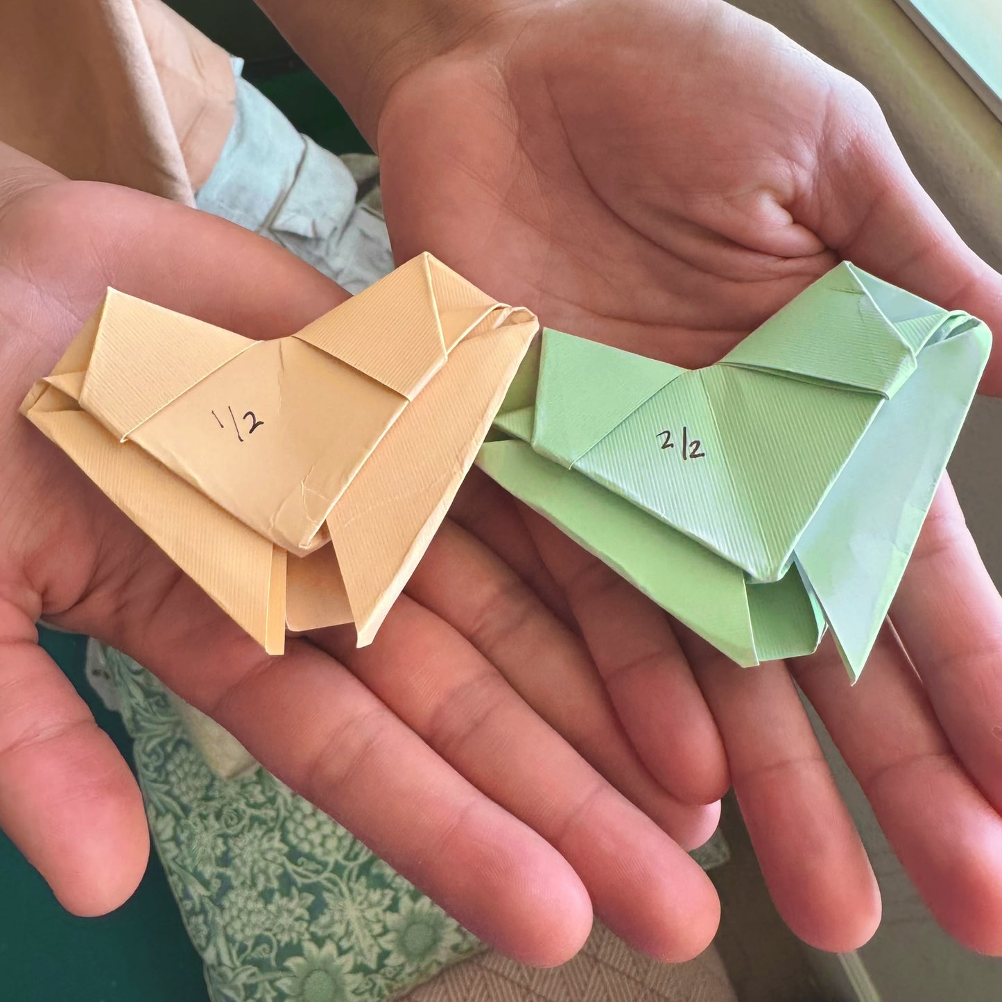 Authentic Handmade Origami Heart From Filming