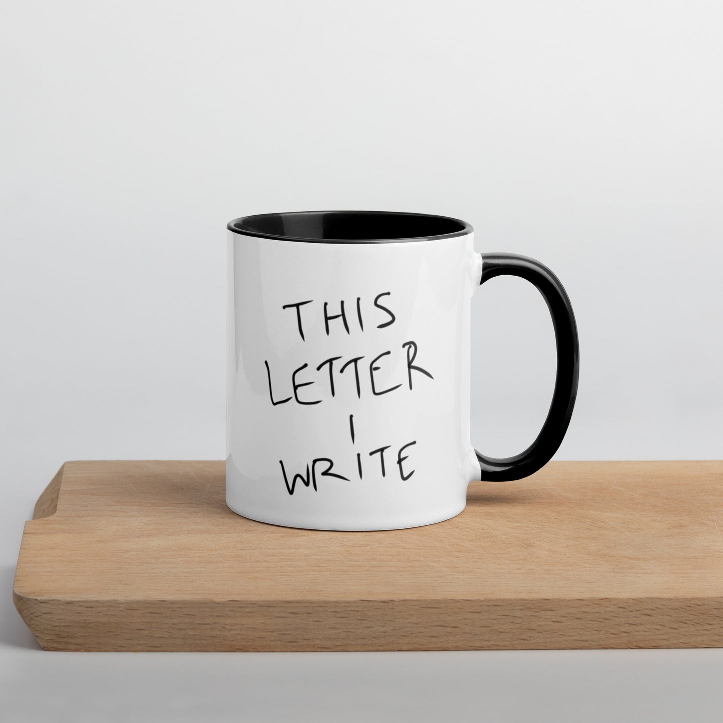 This Letter I Write Mug