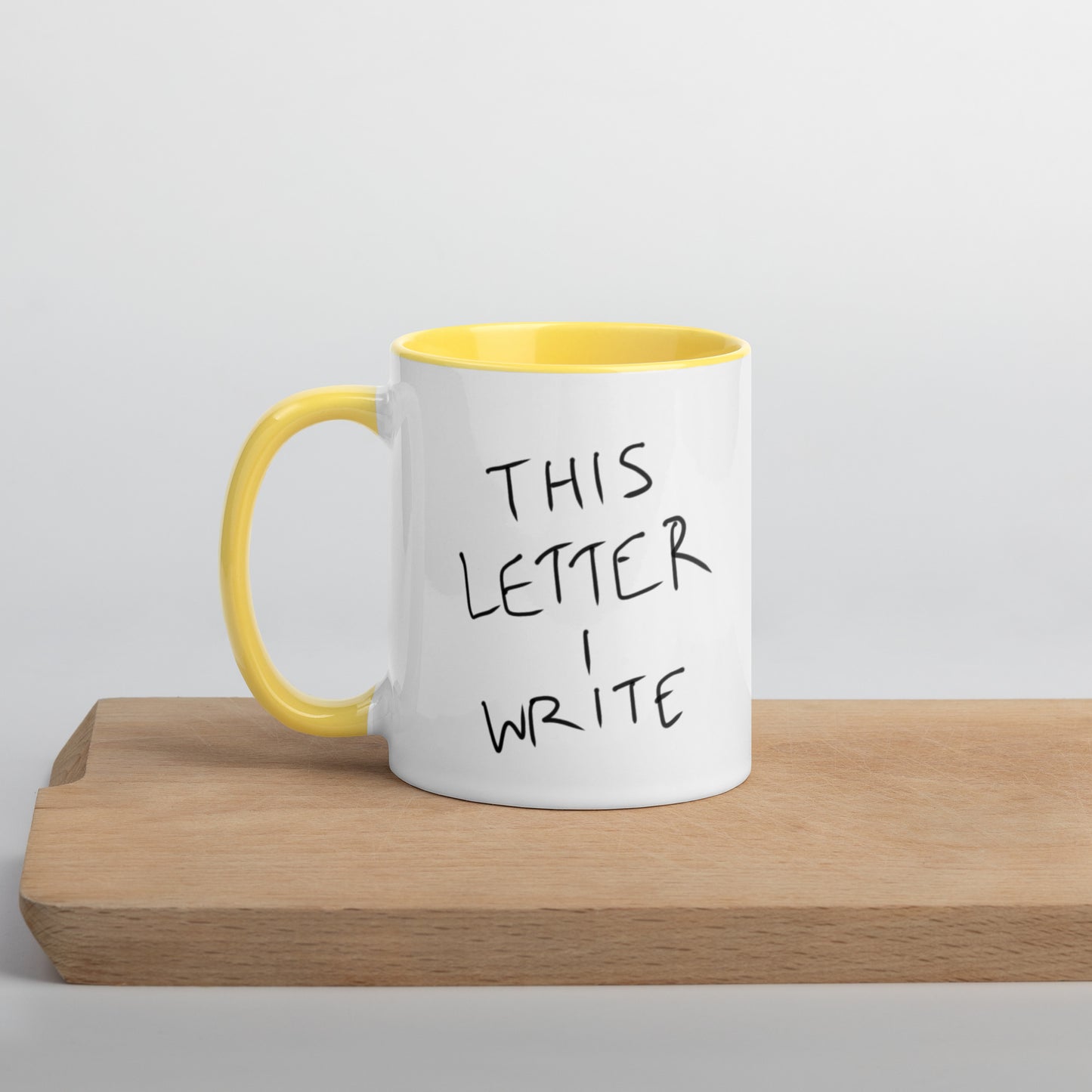 This Letter I Write Mug